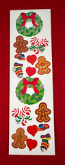 Ltd Edition Mrs Grossman CHRISTMAS Stickers~TRAIN~Santas~CANDY~Cookies~GARLAND