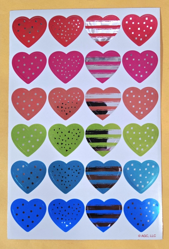 Valentine’s Day/ Love/ Heart Sticker Sheet