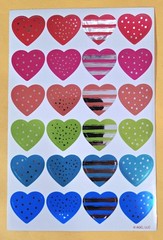 Valentine’s Day/ Love/ Heart Sticker Sheet