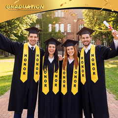 Valedictorian Stole Graduation Salutatorian Honor Sash 65″ Long Unisex Adults Sa