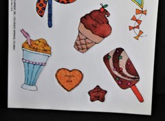 Vintage Scratch N Sniff Stickers Current Sweet Treats 1 Sheet Chocolate Orange