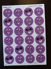 SCRATCH N SNIFF *YOU CHOOSE* SCENTED STICKER SHEET – REWARD STICKERS – SCRAPBOOK