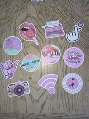 Pink Stickers 100 Stickers Decals Vcso New Girly Lockers Laptop Tumbler Fun Cool