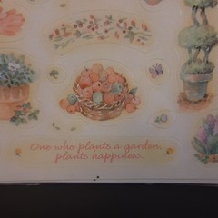 Vintage Ambassador Stickers 1992 Spring Springtime Birdhouse Birds Flowers NOS
