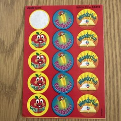LOT of 20 Vintage TREND Scratch & Sniff Sticker Sheets & Purple Ladybug Stickers