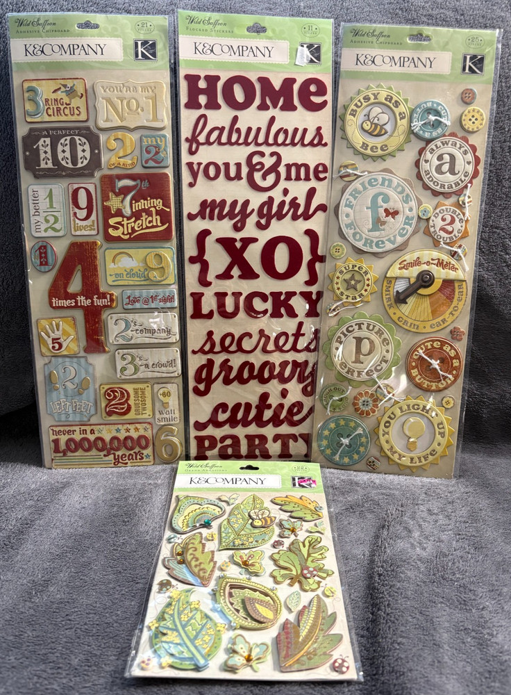 K & Company Stickers lot (see description for details)