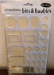 2 Packs Creative Imaginations Bits & Baubles Paper Crafting Embellishments #148
