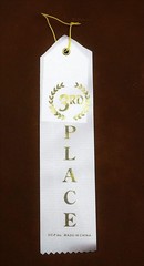3rd Place Winner Award Ribbons 12 Pack Navy Blue Red White Gold Writing Event