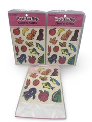 Vintage Redi Stix Poly Stickers Gods Gifts Lot Sealed Standard Publishing