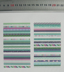 Winter Wonderland Washi Tape Book 54 Designs = 6 Sheets x 9 styles ea Pebbles L6
