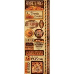 Signature Series 2012 Cardstock Combo Stickers 4.25″X12″-Pumpkin Patch