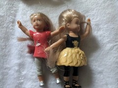 American Girl Bubble Stickers Sticker LotPack 8 And 3 Small Dolls And Lego Doll