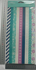Winter Wonderland Washi Tape Book 54 Designs = 6 Sheets x 9 styles ea Pebbles L6