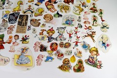 Huge Lot of Authentic 1950s Scrapbook Paper Cutouts | Cute Animals & Children