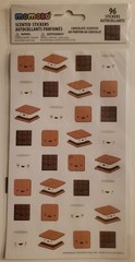 Momoko Scented Stickers, Smores Chocolate Marshmallow &Graham Cracker Theme,96ct