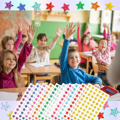 3000 PCS Star Stickers, 0.6″ Sparkly Holographic Stickers, Kids Rewards