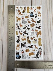 Stickers For Dog Lovers Matte Finish Paper Wagging Tail Husky Poodle Shepard New