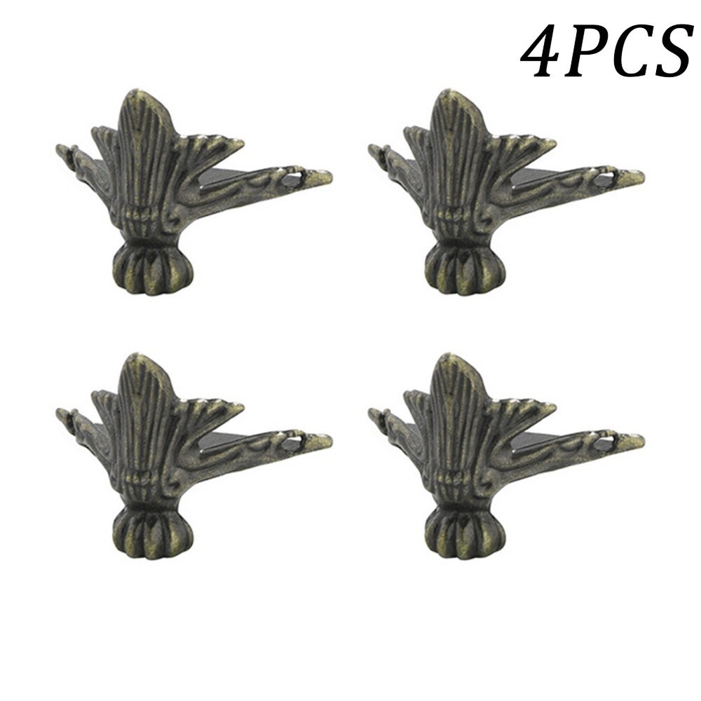 Home Corner Protector Box Decorative Zinc Alloy 42x30mm 4PCS Accessories