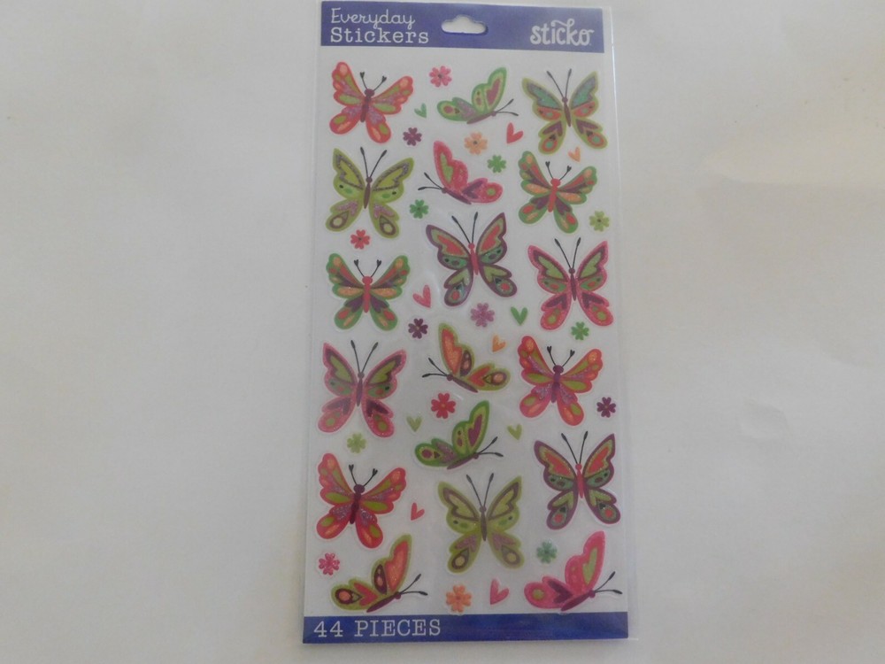 Sticko Everyday stickers Spicer Butterflies 44 pieces