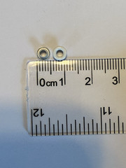 Stampin Up 109 pc WHITE Mini Eyelets 1/8 inch 3mm Hole Embellishment 2002