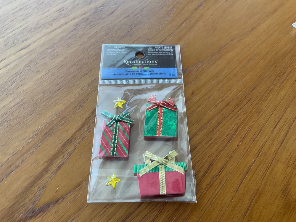 Recollections Christmas 3D Stickers-Penguins, Snowmen, Santa, Gilts – You Choose