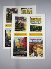 Cavallini & Co. National Parks Vintage Sticker Set, Assorted