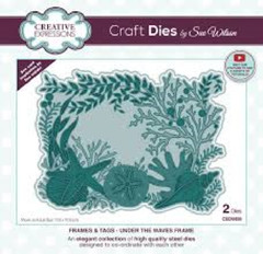 Creative Expressions Metal Cutting Die – FRAMES AND TAGS – UNDER THE WAVES FRAME
