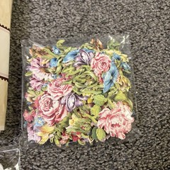 Anna Griffin Quotes & Flowers 120 3-D Flower Stickers & Cardstock – New AG 772