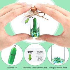 30 Sets Inspirational Employee Appreciation Gifts Bulk Mini Pickle Figure wit…