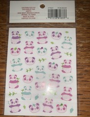 Craftsmart PANDA BEARS ZOO ANIMALS Safari Jungle Amazon Scrapbook Stickers 72 Pc