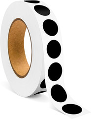 1/2 Inch Circle Sticker Labels,Pack of 1000 round Color Coding Circle Dots Stick