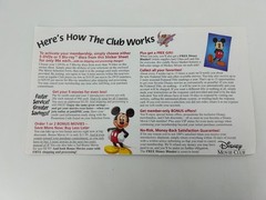 Disney Movie Club Flyer Advertisement – No Scrapbooking Stickers