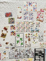Huge Lot Of Various Vintage Scrapbooking Stickers Various Name Brands