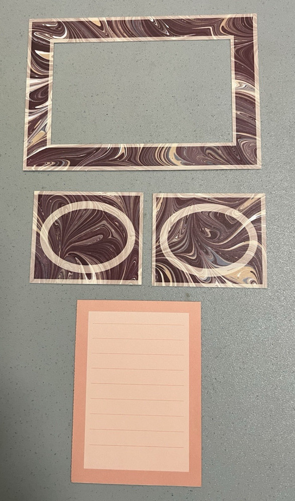 Creative Memories Assorted Black & White Stickers & Brown & Tan. (F55410)