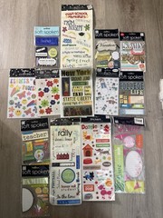 Me & My Big Ideas Soft Spoken Embellishment Sticker Lot 14 Packs