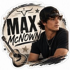Max McNown Sticker/Country/Country Music/Nashville/A Lot More Free/Style 2