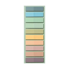 Colourful Index Tabs Translucence Sticky Note Adhesive Sticky Pad Memos Pad