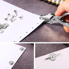 100 Pieces Brass Paper Fasteners Paper Brads, and 300 Pieces Washers with Hole P
