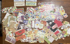 Mixed Lot Scrapbooking Supplies Paper Ephemera Card Making Craft Junk Journal