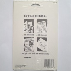 Vintage American Greetings Teddy Bears In Clothes Stickers – Original Packaging