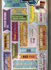 Sassy Teen Phrase Stickers By Sticko, Includes 24 Stickers~Brand New In Package!