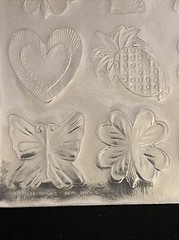 Vintage Foiled Stickers 1979 Hallmark Silver Sticker