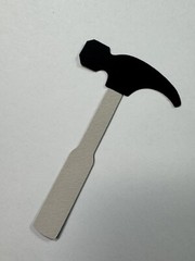Handyman Tools Carpenter Layered Die Cut Scrapbooking Embellishment