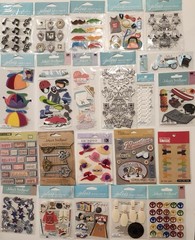 Huge Lot of 22 JOLEE’S BOUTIQUE K&CO Dimensional Scrapbooking Stickers
