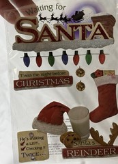 Christmas 3D Embellishments Stickers Scrapbooking Cards Crafts Paper House Lot 2