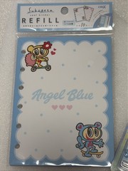 Angel Blue Sticker Binder