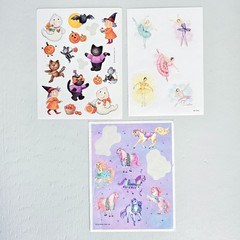 🌈 Huge VTG Stickers Lot 1980s-2000s Hallmark Trend Sandylion Crayola 25+ Sheets
