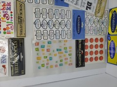 Scrapbooking Stickers Lot Word Bubble Family Phrase Stickabilities Sports 19