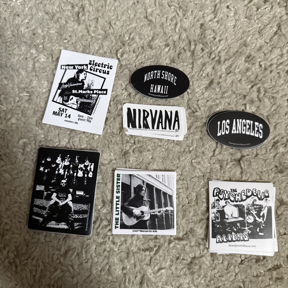 Lot Of 20 Miscellaneous Brandy Melville Stickers