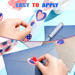 1000 Pieces 4Th of July American Flag Stickers Party Supplies for Independence D